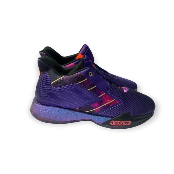 Adidas TMAC Millennium 2 Basketball Shoes Purple Space Boost Mens 17 FV5589 - Picture 7 of 12